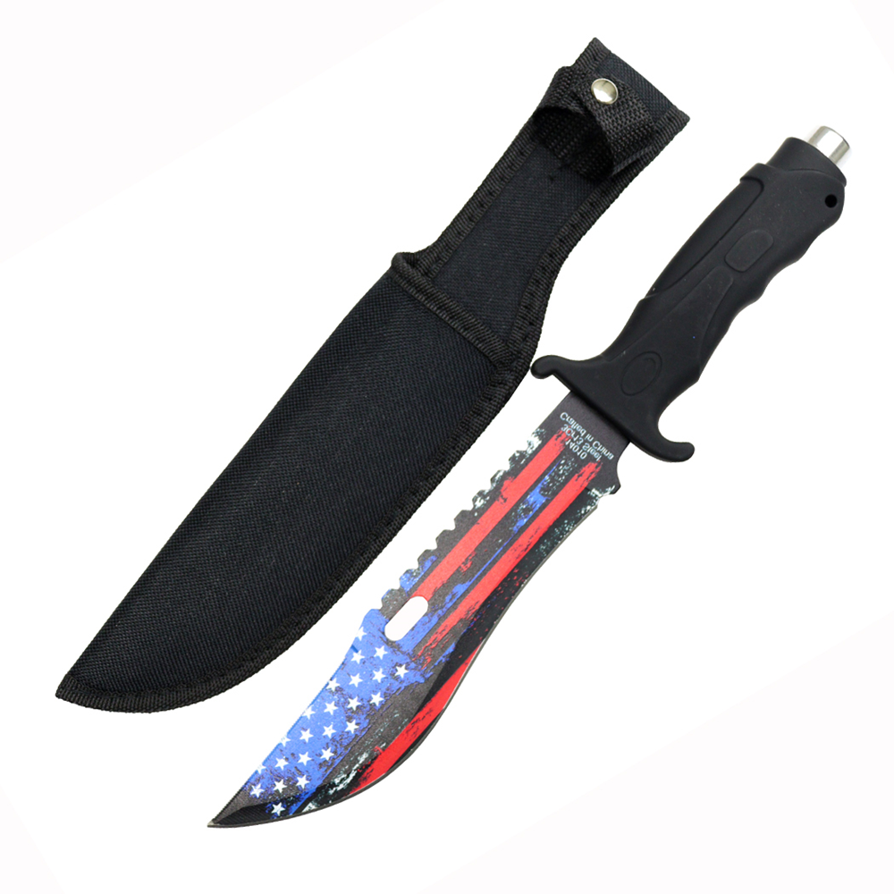 Defender-Xtreme 13"Anodized Fixed Blade Hunting Knife Stainless Steel