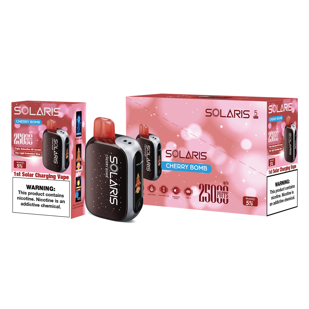 Solaris 25K Solar Charging Disposable, 5CT