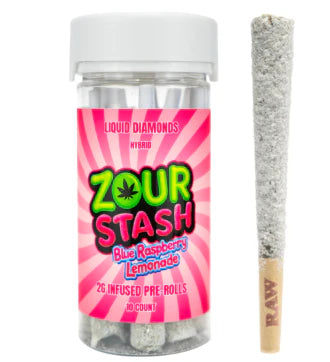 ZOUR STASH INFUSED 2G PRE-ROLLS 10CT