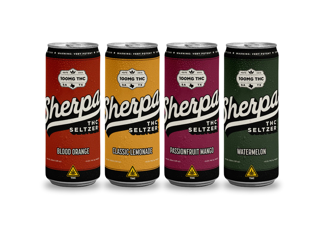 SHERPA THC DRINK 100MG 4PK