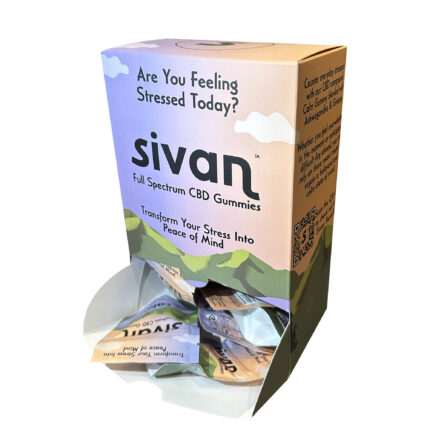 Sivan CBD Gummies 125mg 5ct 10PK Display