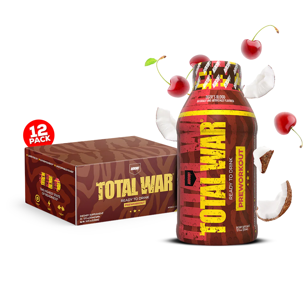 TOTAL WAR READY TO DRINK PREWORKOUT 12PK
