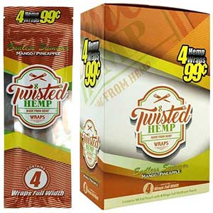 TWISTED HEMP WRAPS 15CT