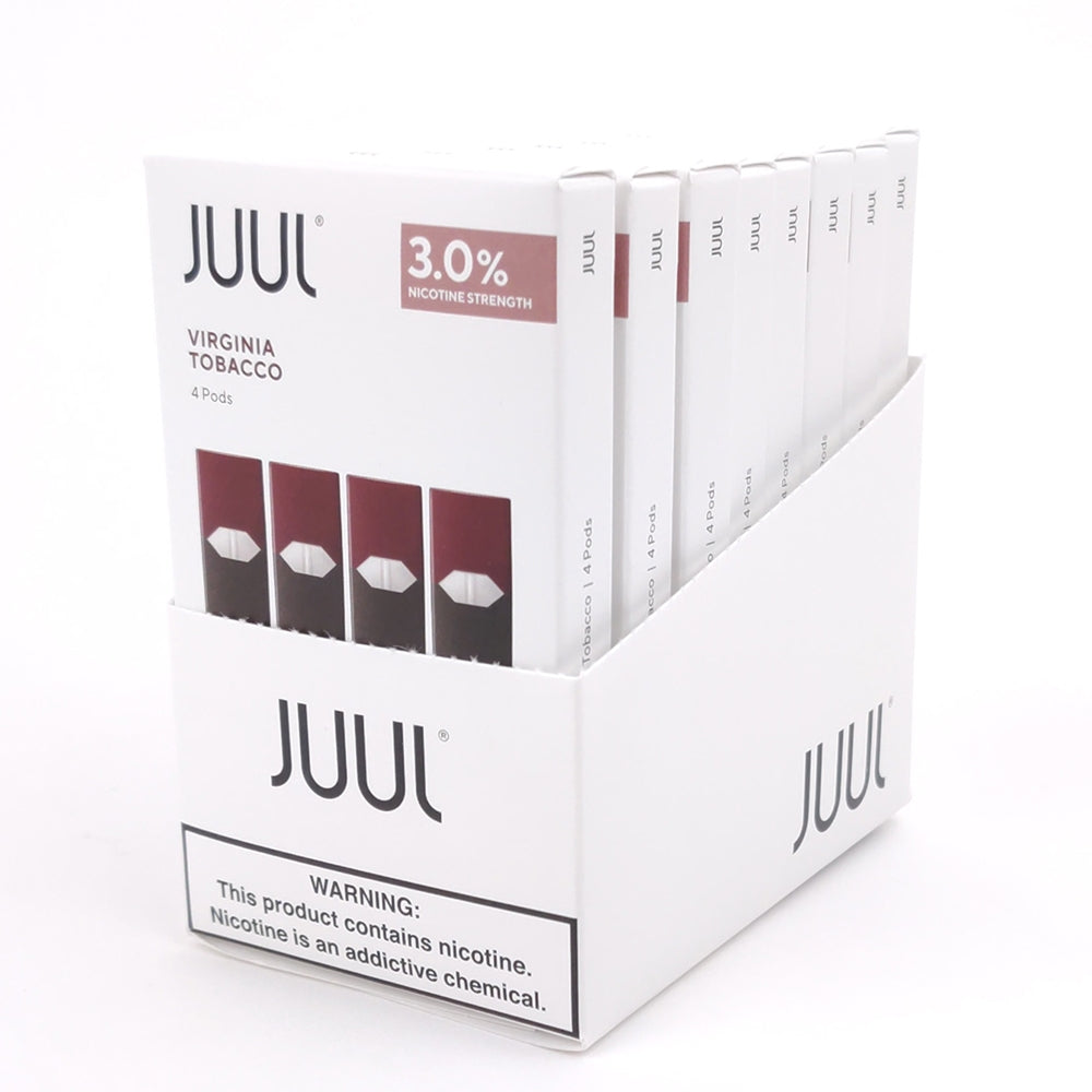JUUL 5% & 3% 4 PACK / 8 COUNT IN A BOX