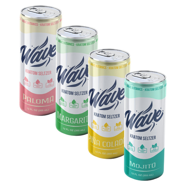 WAVE KRATOM SELTZER 12OZ 12PK