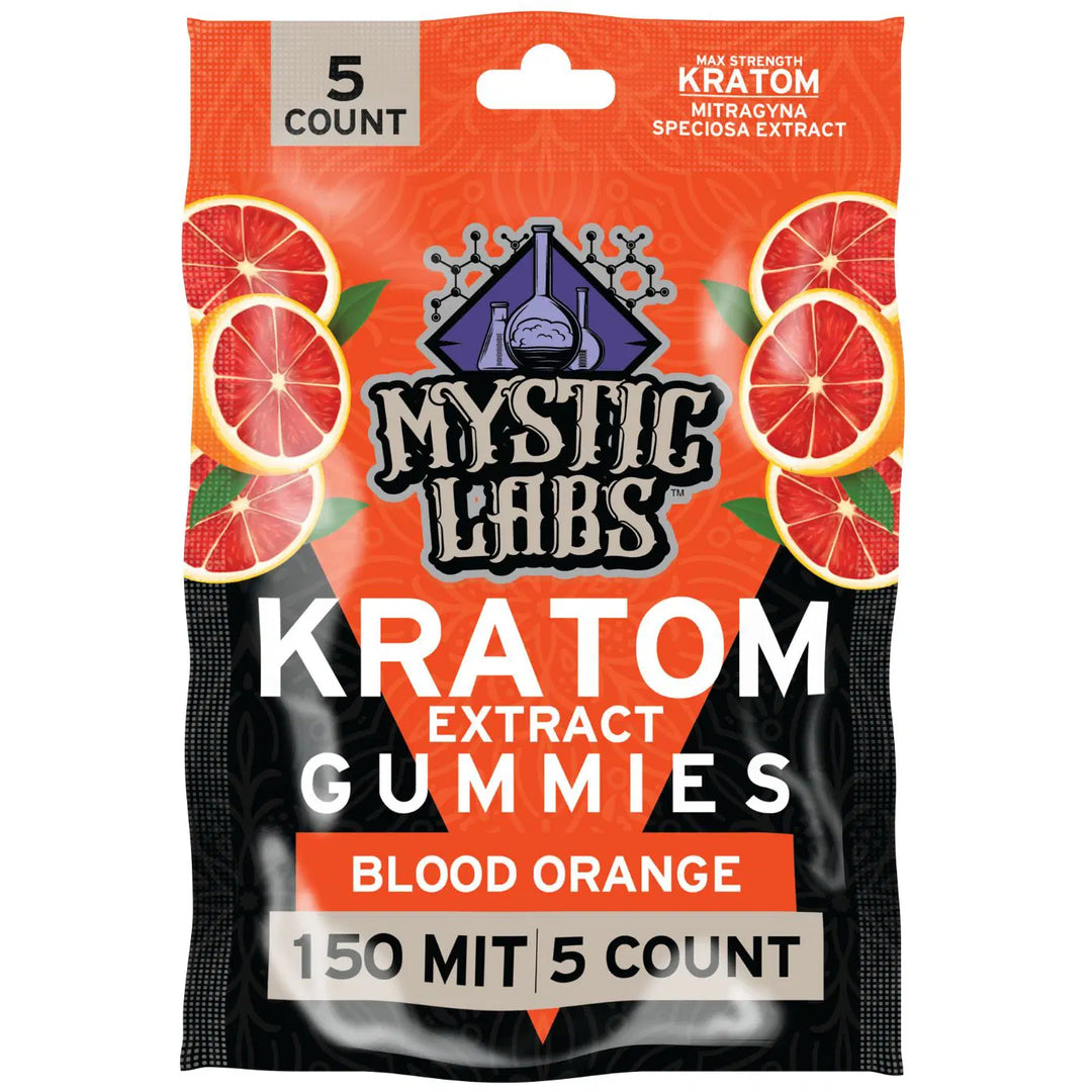 MYSTIC LABS 150MIT KRATOM EXTRACT GUMMIES 5CT