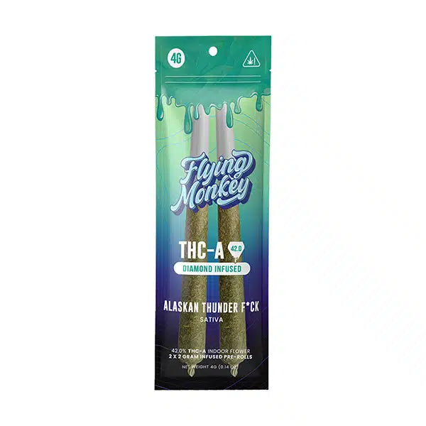 FLYING MONKEY THC-A DIAMOND INFUSED PRE-ROLLS 10CT