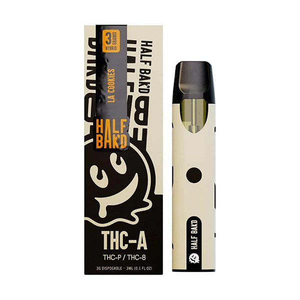 HALF BAKD THC-A 3G DISPOSABLE 5CT