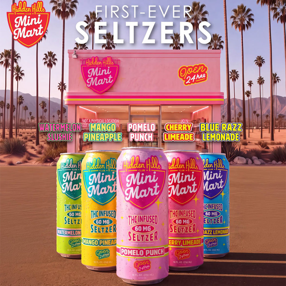 HIDDEN HILLS MINI MART 60MG THC SELTZER 4PK
