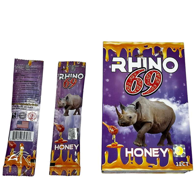 RHINO 69 HONEY 12CT