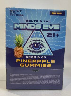 MINDS EYE D9 GUMMY GRAB AND GO 50CT