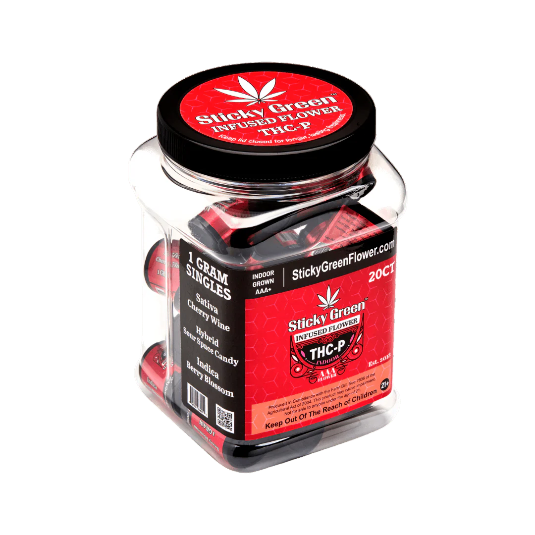STICKY GREEN RED THC-P 1G 20CT