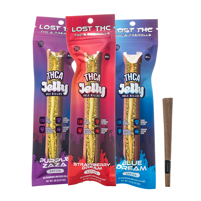 LOST THC JELLYRILLOS DIAMOND HASH HOLE 2G 10CT