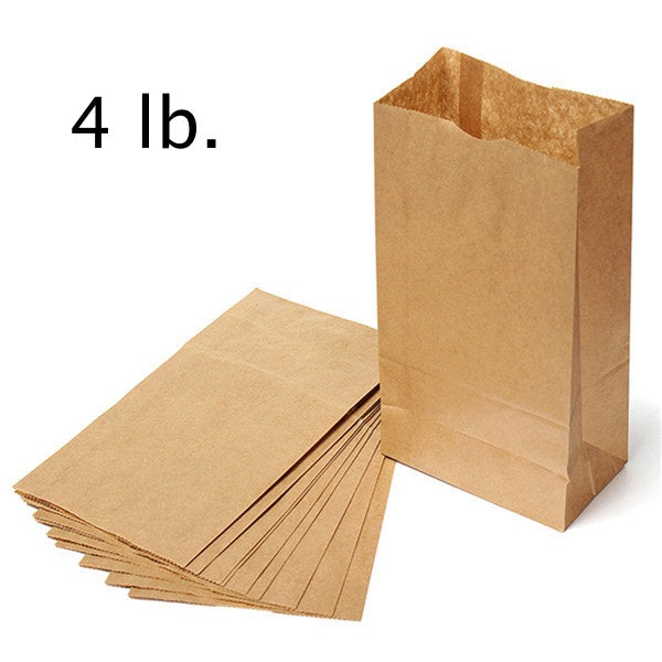 Brown Paper bags #4 500ct