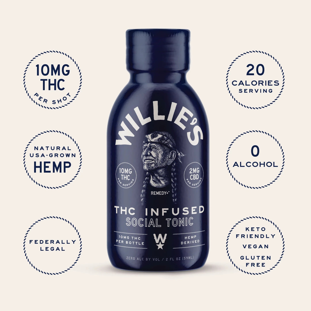 WILLIES REMEDY 10MG THC/2MG CBD HIGH DOSE SHOT 12PK
