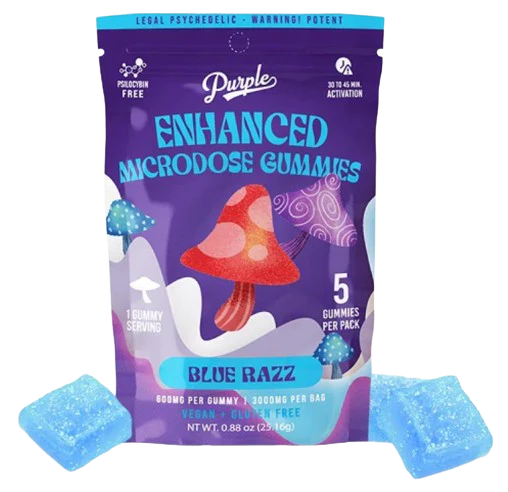 PURPLE MICRODOSE MUSHROOM GUMMIES