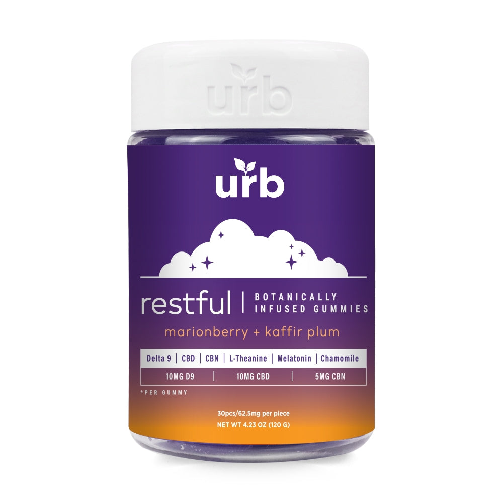 URB Restful Botanically Infused Gummies