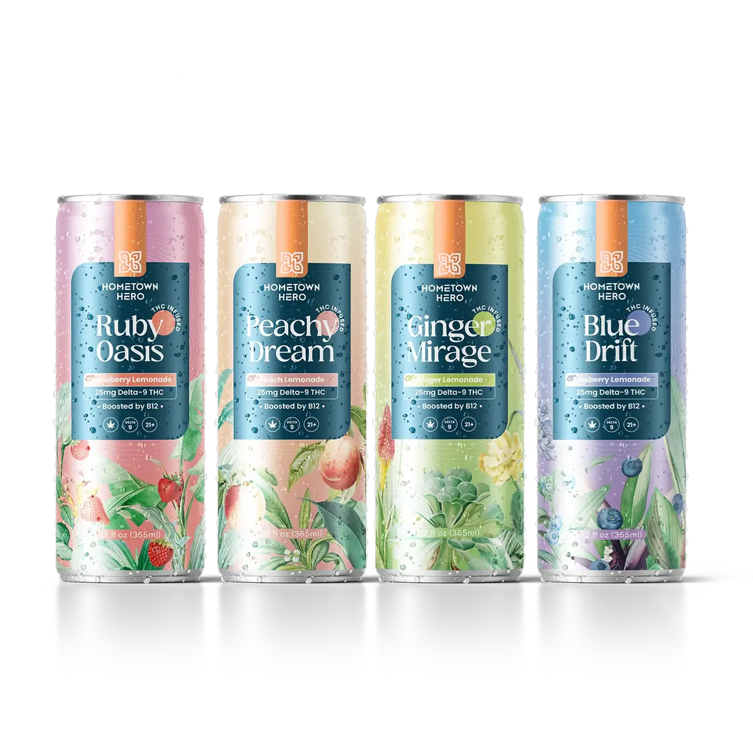 HOMETOWN HERO THC - DELTA9 SELTZER 24CT