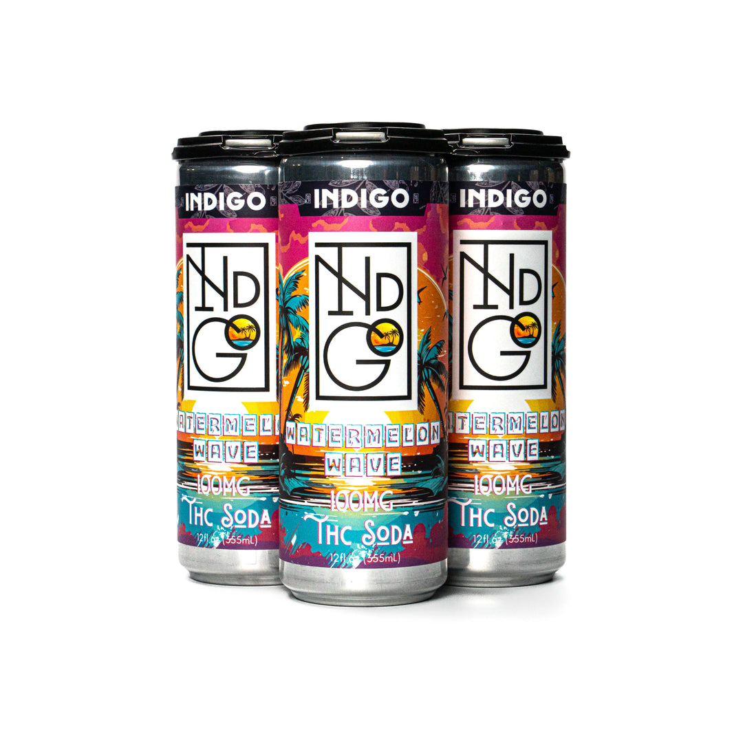 INDIGO THC SODA 100MG 4PK