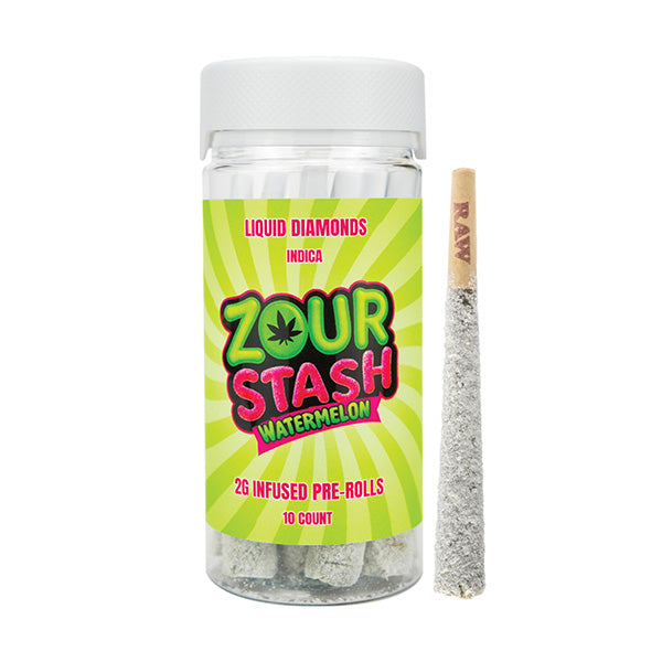 ZOUR STASH INFUSED 2G PRE-ROLLS 10CT